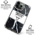 NBA Chicago Bulls Marble iPhone 16 Pro Clear Case