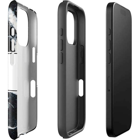 NBA Chicago Bulls Marble iPhone 16 Pro Impact Case