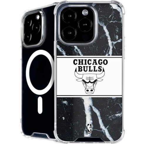 NBA Chicago Bulls Marble iPhone 16 Pro MagSafe Case