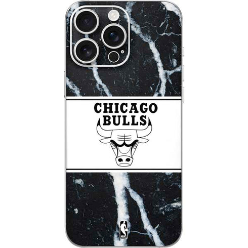 NBA Chicago Bulls Marble iPhone 16 Pro Max Skin