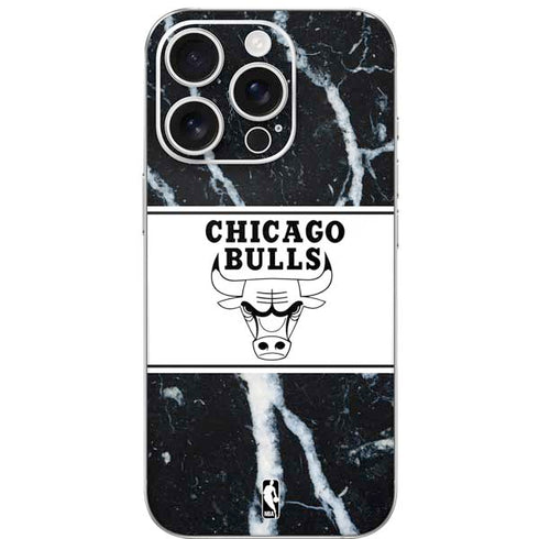 NBA Chicago Bulls Marble iPhone 16 Pro Skin