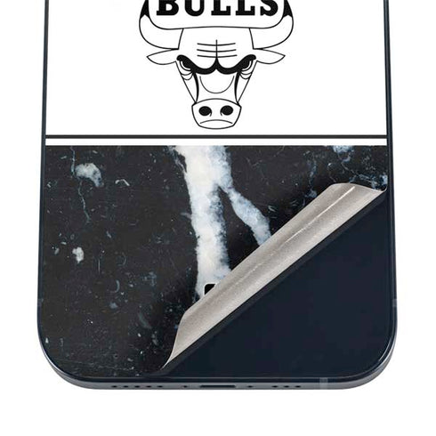 NBA Chicago Bulls Marble iPhone 16 Skin