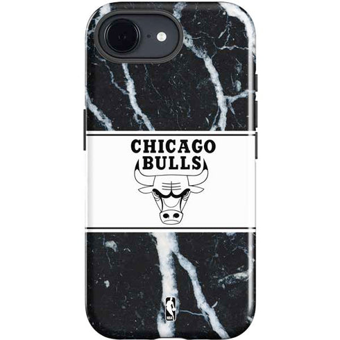 NBA Chicago Bulls Marble iPhone 16e Impact Case