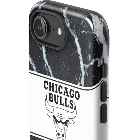 NBA Chicago Bulls Marble iPhone 16e Impact Case