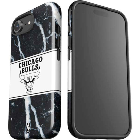 NBA Chicago Bulls Marble iPhone 16e Impact Case