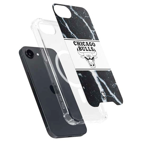 NBA Chicago Bulls Marble iPhone 16e MagSafe Case