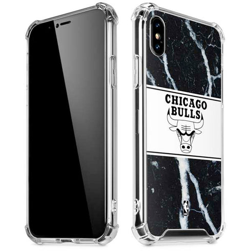 NBA Chicago Bulls Marble iPhone X/XS Clear Case
