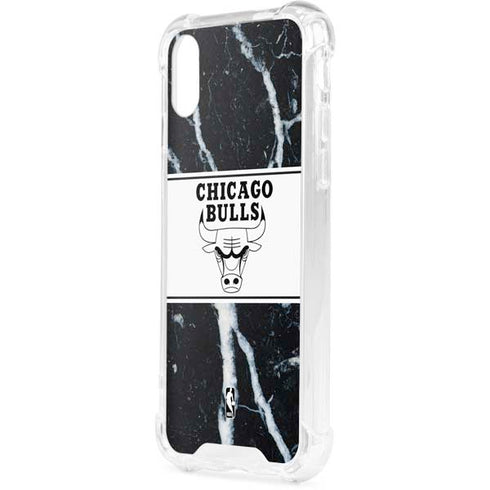 NBA Chicago Bulls Marble iPhone XS Clear Case