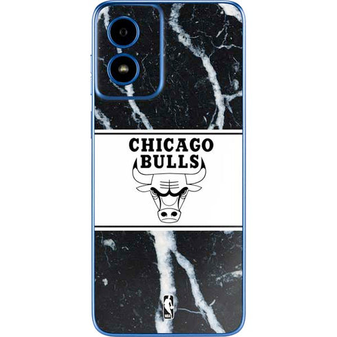 NBA Chicago Bulls Marble Moto G Play 4G (2024) Skin