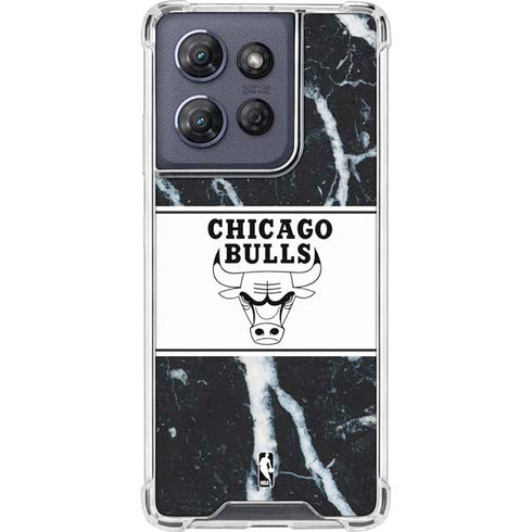 NBA Chicago Bulls Marble Moto G Power 5G (2025) Clear Case
