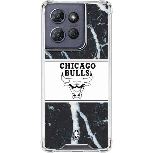 NBA Chicago Bulls Marble Moto G Stylus 5G (2025) Clear Case