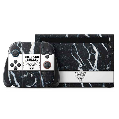 NBA Chicago Bulls Marble Nintendo Switch 2 (2025) with Joy-Con Skin