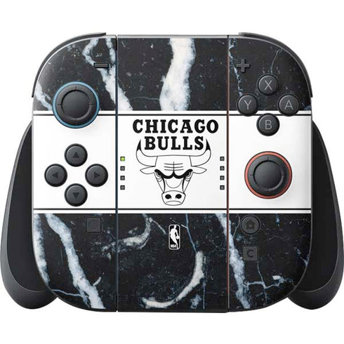 NBA Chicago Bulls Marble Nintendo Switch 2 (2025) Joy-Con Controller Skin