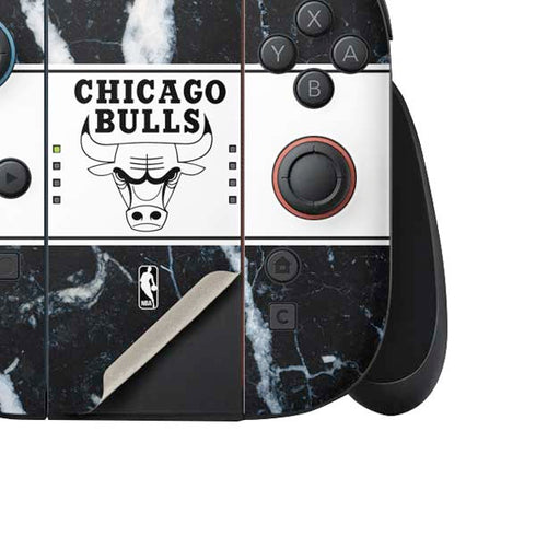 NBA Chicago Bulls Marble Nintendo Switch 2 (2025) Joy-Con Controller Skin
