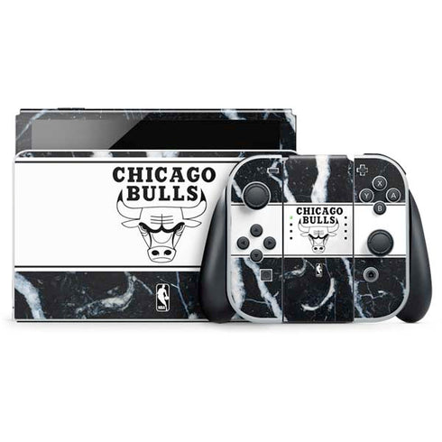 NBA Chicago Bulls Marble Nintendo Skins