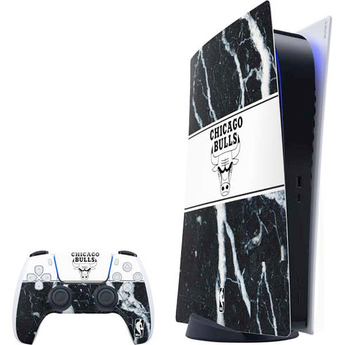 NBA Chicago Bulls Marble PlayStation PS5 Skins