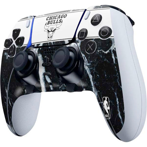 NBA Chicago Bulls Marble PS5 DualSense Edge Pro Controller Skin