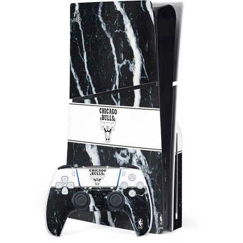 NBA Chicago Bulls Marble PlayStation PS5 Skins