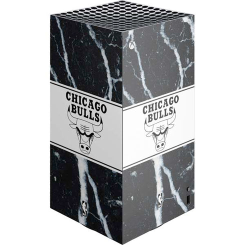 NBA Chicago Bulls Marble XBox Series X Digital Edition Console Skin
