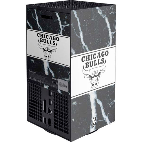 NBA Chicago Bulls Marble XBox Series X Digital Edition Console Skin
