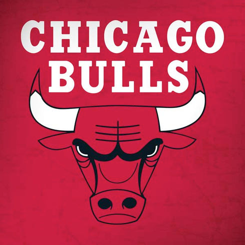 NBA Chicago Bulls Red Distressed Dell Alienware Skin