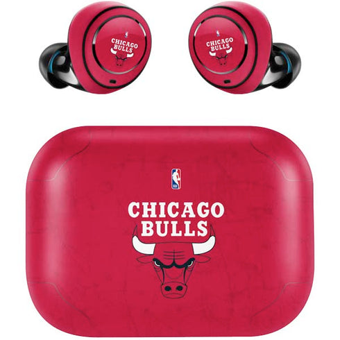 NBA Chicago Bulls Red Distressed Amazon Echo Buds Skin