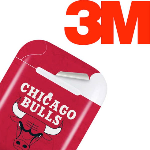 NBA Chicago Bulls Red Distressed Apple AirPods 2 Skin