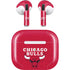 NBA Chicago Bulls Red Distressed Apple AirPods (3rd Gen 2021) Skin