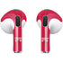 NBA Chicago Bulls Red Distressed Apple AirPods (3rd Gen 2021) Skin