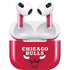 NBA Chicago Bulls Red Distressed Apple AirPods (3rd Gen 2021) Skin