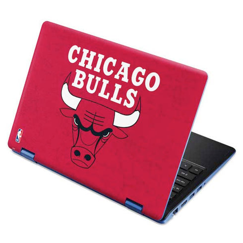 NBA Chicago Bulls Red Distressed Aspire R11 11.6in Skin