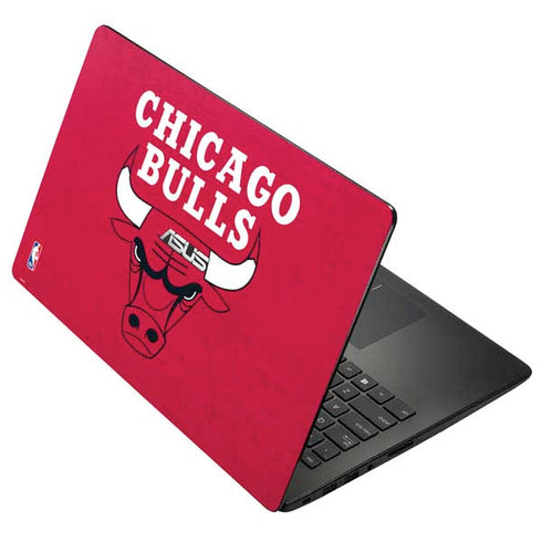 NBA Chicago Bulls Red Distressed Asus X502CA 15.6 Skin