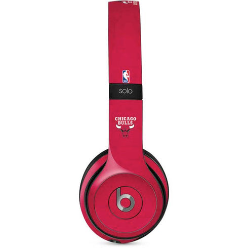 NBA Chicago Bulls Red Distressed Beats Solo 2 Wired Skin