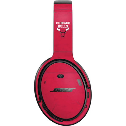 NBA Chicago Bulls Red Distressed Bose QuietComfort 35 II Headphones Skin