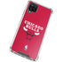 NBA Chicago Bulls Red Distressed Galaxy A12 Clear Case