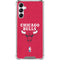 NBA Chicago Bulls Red Distressed Galaxy A15 5G Clear Case
