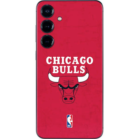 NBA Chicago Bulls Red Distressed Galaxy A16 5G Skin