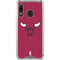 NBA Chicago Bulls Red Distressed Galaxy A30 Clear Case