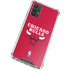 NBA Chicago Bulls Red Distressed Galaxy A32 5G Clear Case