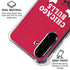 NBA Chicago Bulls Red Distressed Galaxy A36 5G Clear Case