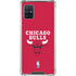 NBA Chicago Bulls Red Distressed Galaxy A51 5G Clear Case
