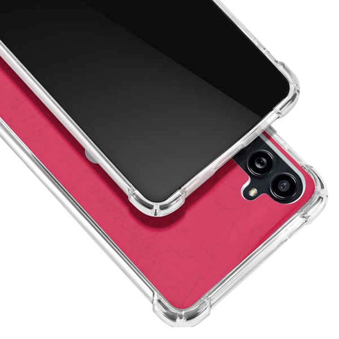 NBA Chicago Bulls Red Distressed Galaxy A54 5G Clear Case