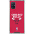 NBA Chicago Bulls Red Distressed Galaxy A71 5G Clear Case