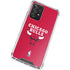 NBA Chicago Bulls Red Distressed Galaxy A72 5G Clear Case