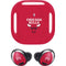 NBA Chicago Bulls Red Distressed Galaxy Buds Pro Skin