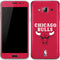NBA Chicago Bulls Red Distressed Galaxy J3 Skin