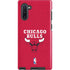 NBA Chicago Bulls Red Distressed Galaxy Cases