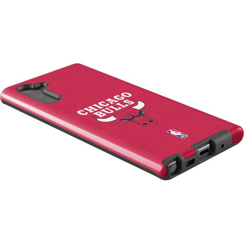NBA Chicago Bulls Red Distressed Galaxy Note 10 Pro Case