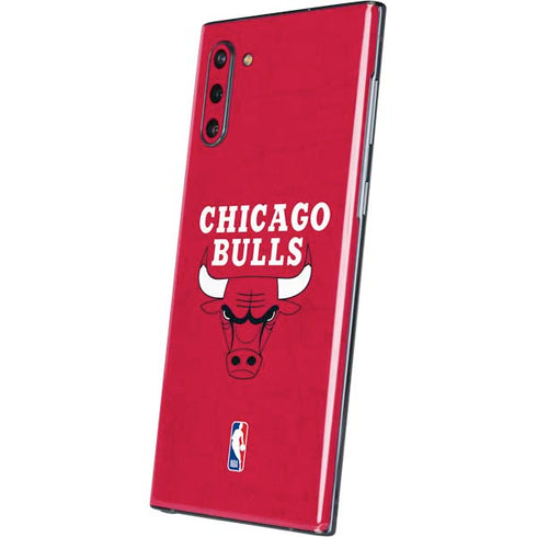 NBA Chicago Bulls Red Distressed Galaxy Note 10 Skin