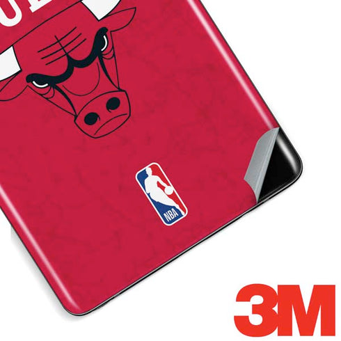NBA Chicago Bulls Red Distressed Galaxy Note 8 Skin